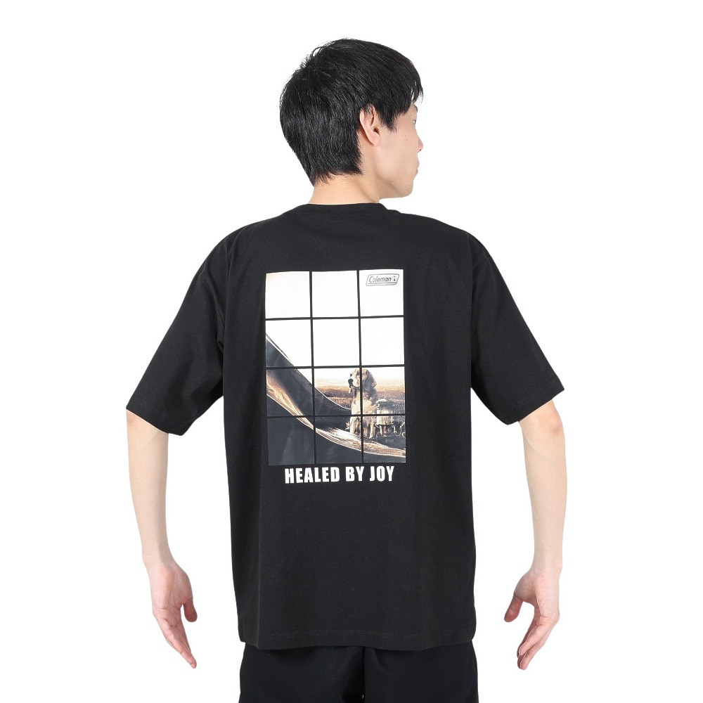 コールマン（Coleman）（メンズ）ドッグフォト 半袖Tシャツ X5437A BLK