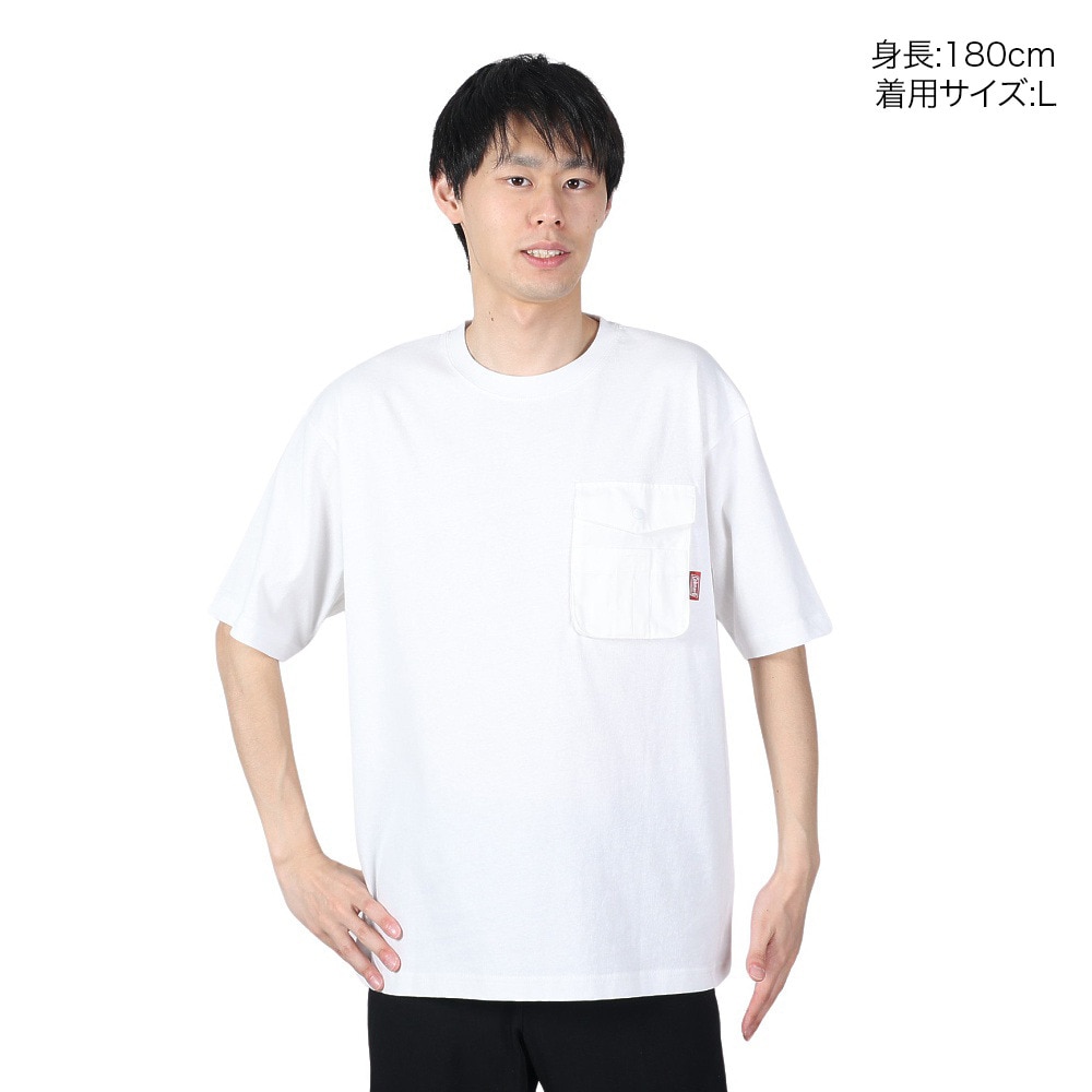 コールマン（Coleman）（メンズ）ドッグフォト 半袖Tシャツ X5437A WHT