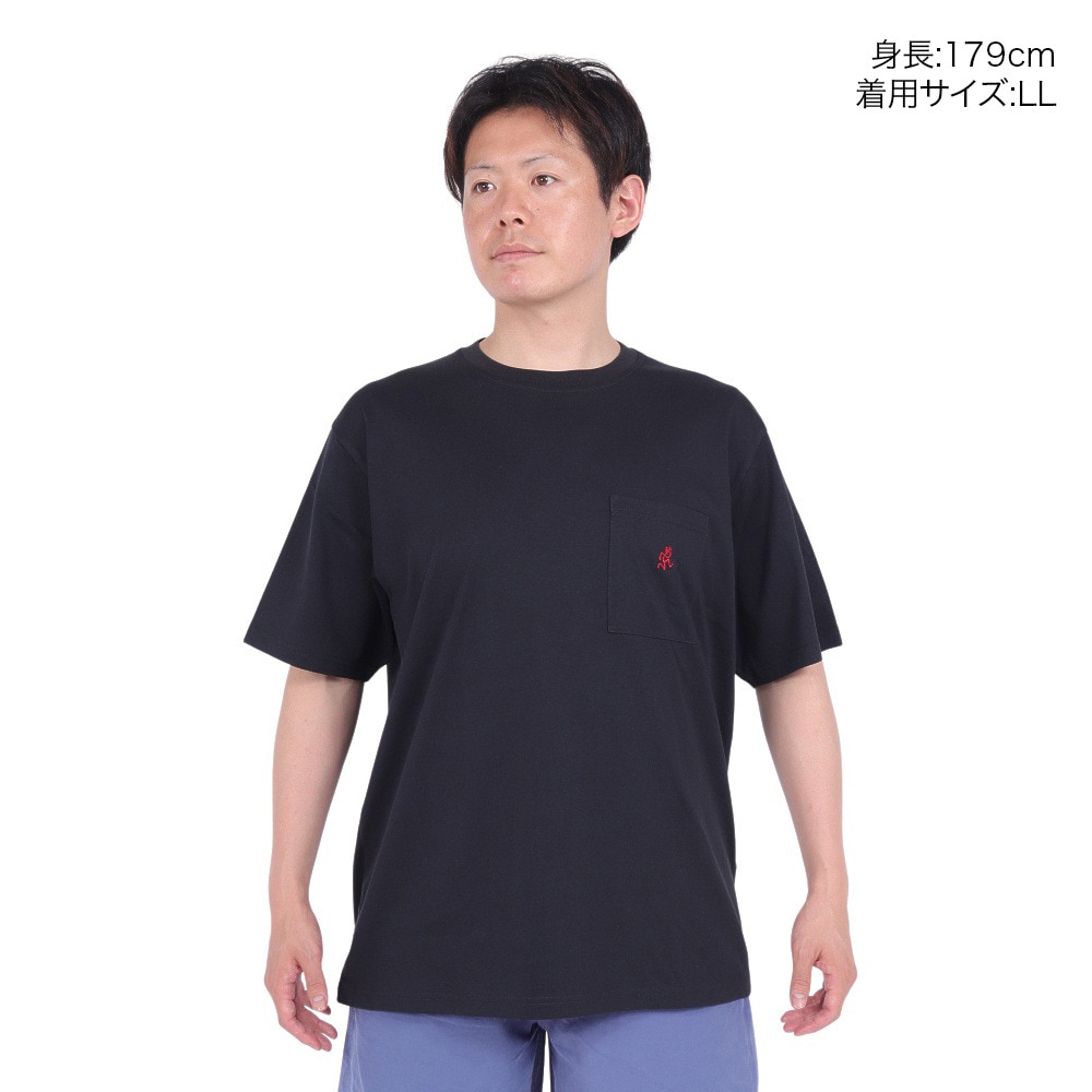 グラミチ（Gramicci）（メンズ、レディース）ワンポイントTシャツ G304-OGJ-VGBLK