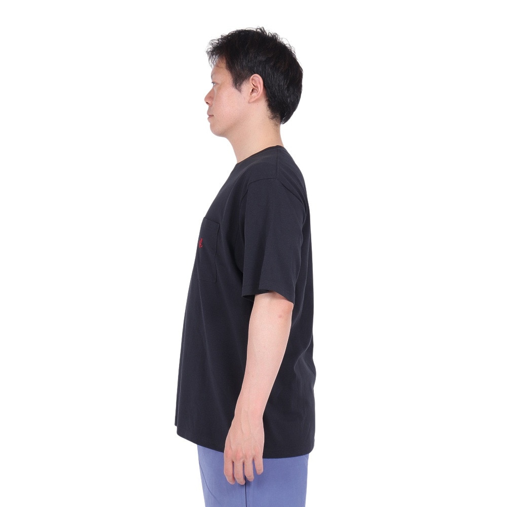 グラミチ（Gramicci）（メンズ、レディース）ワンポイントTシャツ G304-OGJ-VGBLK