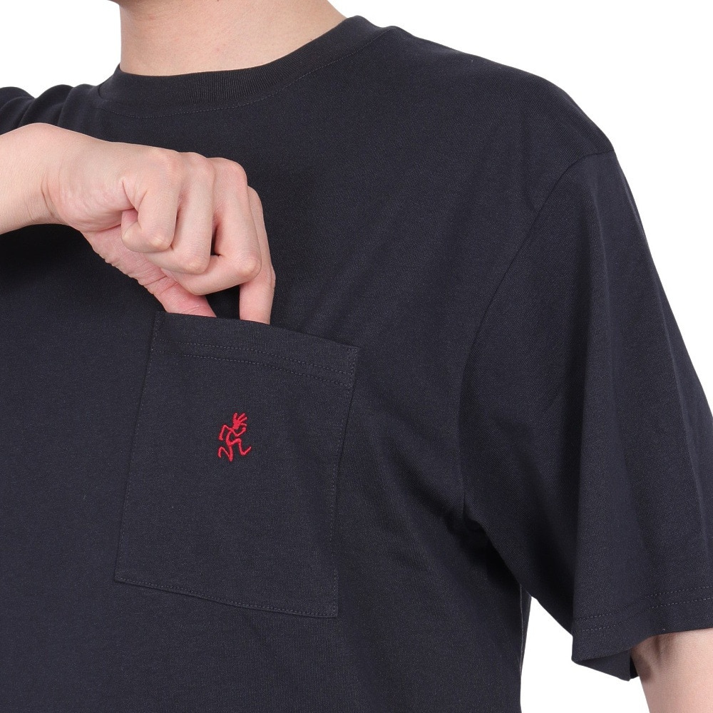 グラミチ（Gramicci）（メンズ、レディース）ワンポイントTシャツ G304-OGJ-VGBLK