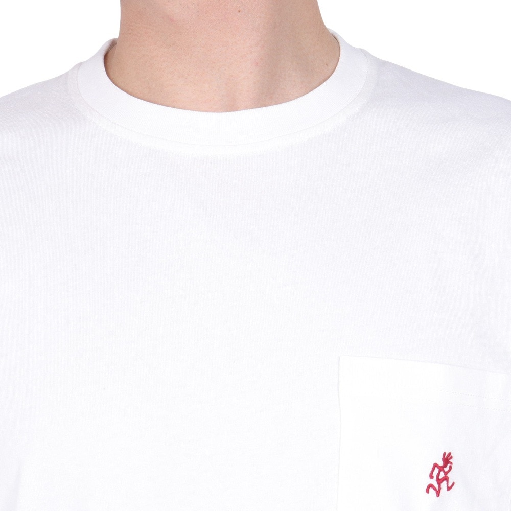 グラミチ（Gramicci）（メンズ、レディース）ワンポイントTシャツ G304-OGJ-WHITE