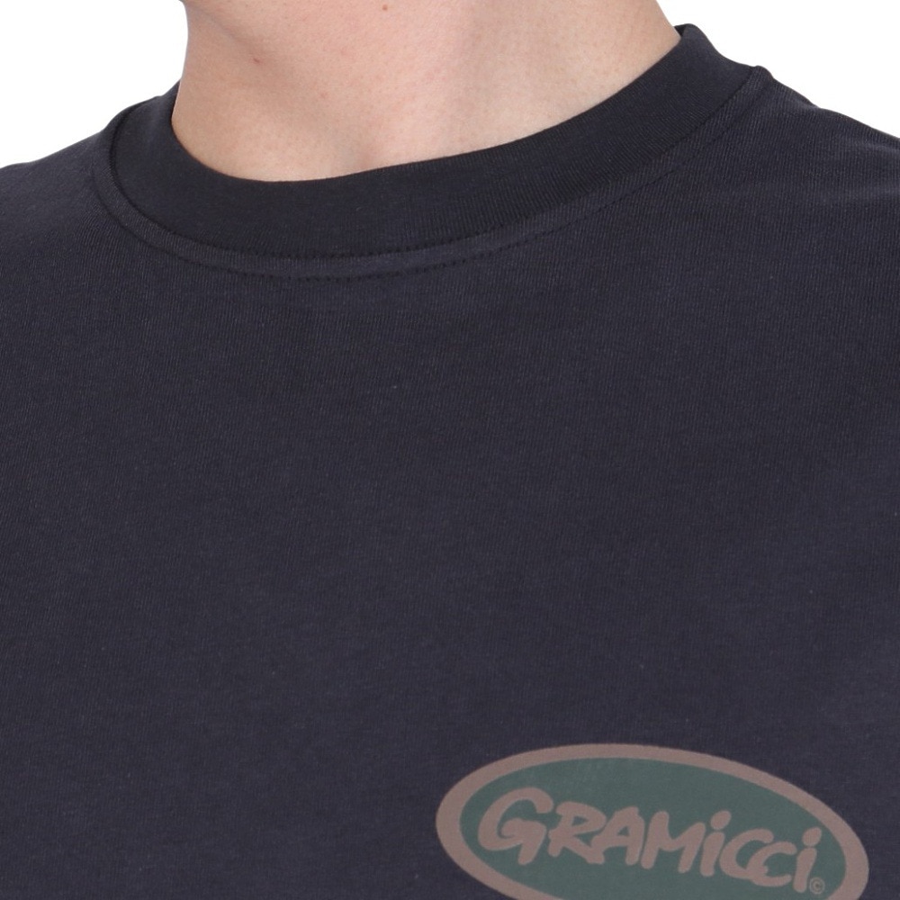 グラミチ（Gramicci）（メンズ、レディース）オーバル Tシャツ G4SU-T077-VGBLK