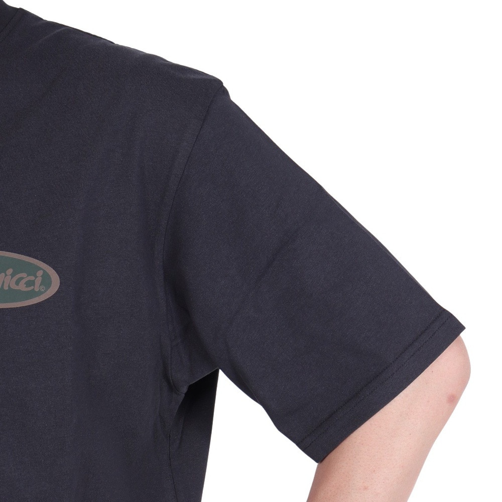 グラミチ（Gramicci）（メンズ、レディース）オーバル Tシャツ G4SU-T077-VGBLK