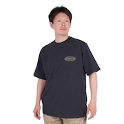 (メンズ、レディース)オーバル Tシャツ G4SU-T077-VGBLK