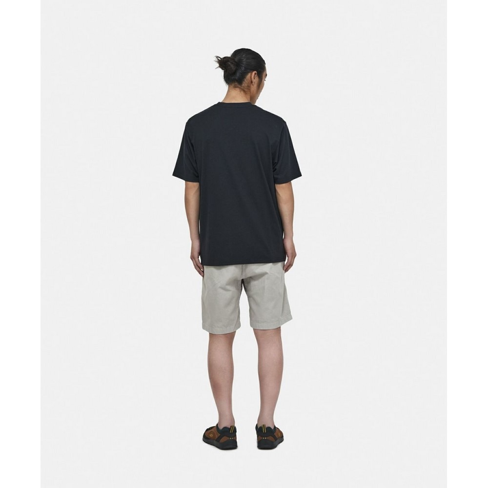 グラミチ（Gramicci）（メンズ、レディース）ワンポイント ロゴ 半袖Tシャツ G4SU-T096-BLACK