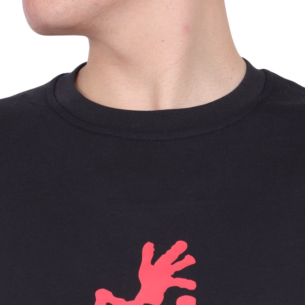 グラミチ（Gramicci）（メンズ、レディース）ロゴ 半袖Tシャツ G4SU-T097-BLACK