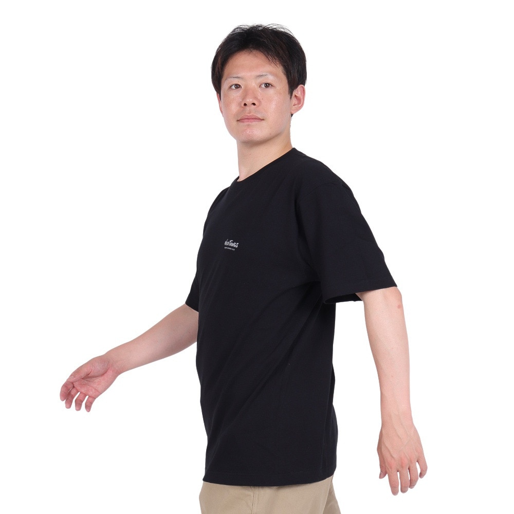 ワイルドシングス（WILD THINGS）（メンズ）バースプレイス 半袖Tシャツ WT24063K-BLACK
