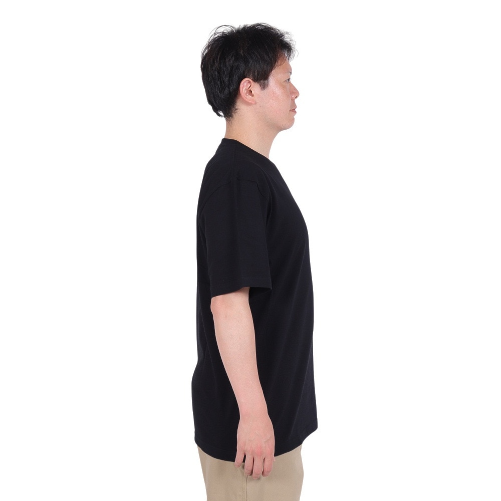 ワイルドシングス（WILD THINGS）（メンズ）バースプレイス 半袖Tシャツ WT24063K-BLACK