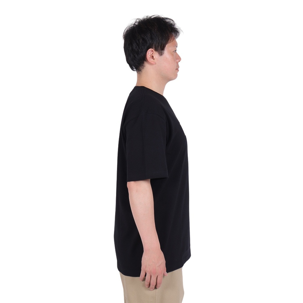 ワイルドシングス（WILD THINGS）（メンズ）ボックス ロゴ 半袖Tシャツ WT24062K-BLACK