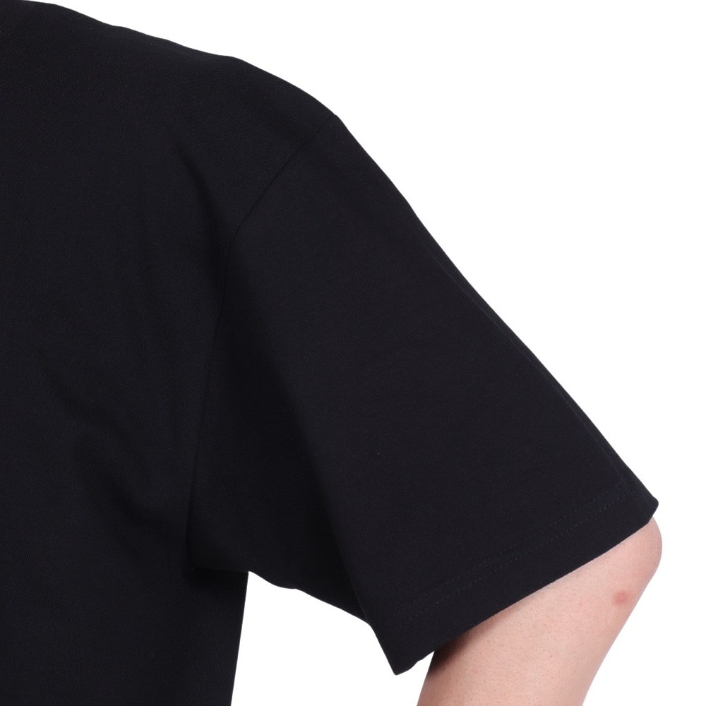 ワイルドシングス（WILD THINGS）（メンズ）ボックス ロゴ 半袖Tシャツ WT24062K-BLACK