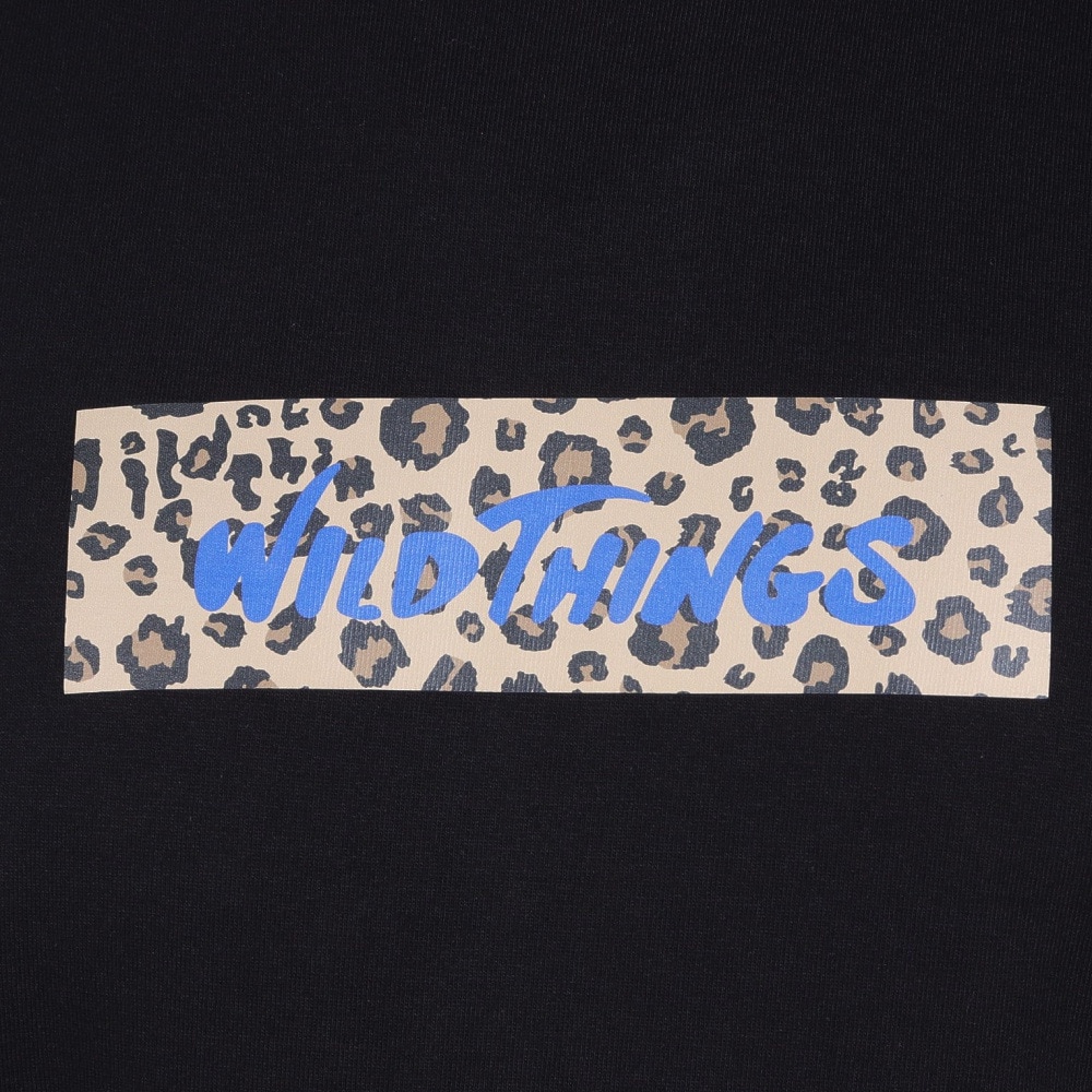 ワイルドシングス（WILD THINGS）（メンズ）ボックス ロゴ 半袖Tシャツ WT24062K-BLACK