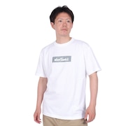 ワイルドシングス（WILD THINGS）（メンズ）ボックス ロゴ 半袖Tシャツ WT24062K-WHITE