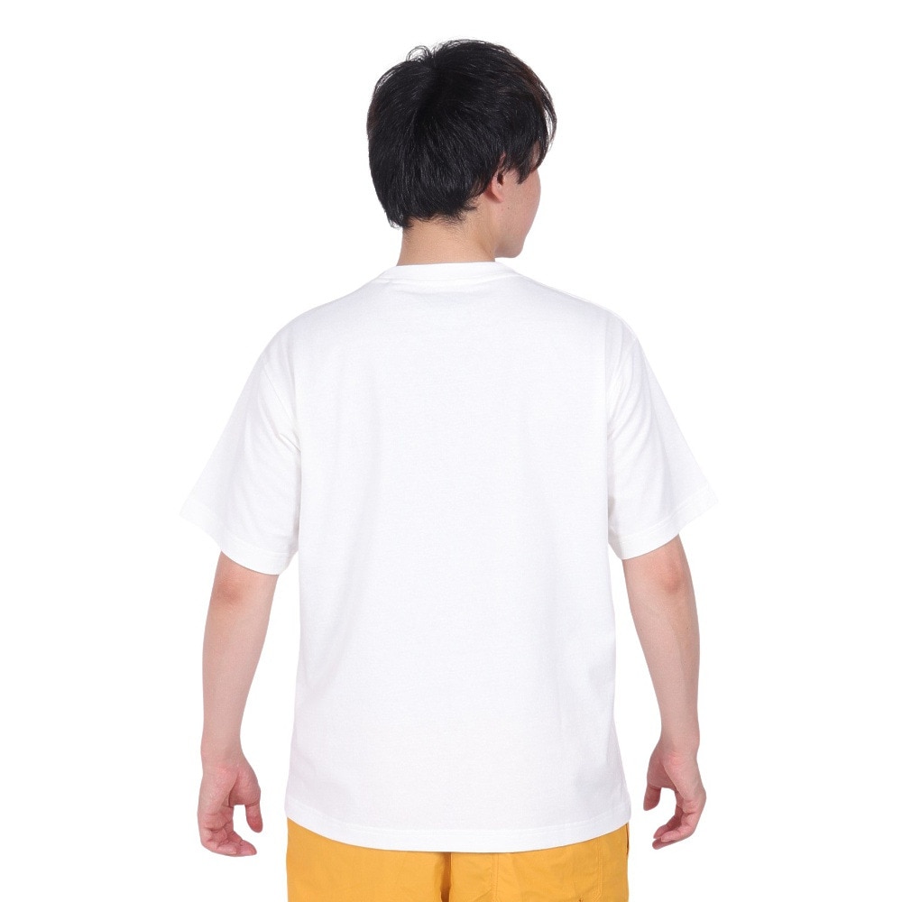 ジャックウルフスキン（JackWolfskin）（メンズ）オーガニックコットン100％ 半袖Tシャツ PAW IN POCKET SS T 2 5023434_5055