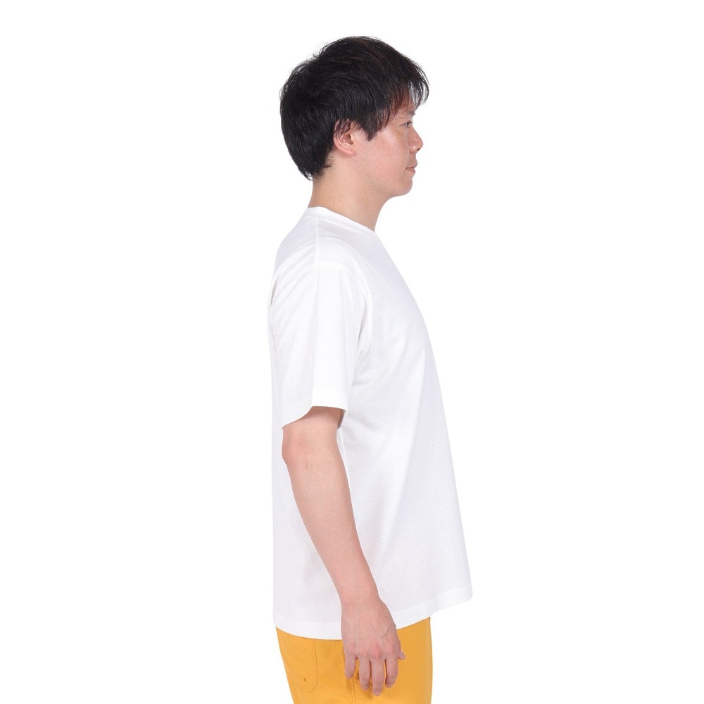 ジャックウルフスキン（JackWolfskin）（メンズ）オーガニックコットン100％ 半袖Tシャツ PAW IN POCKET SS T 2 5023434_5055