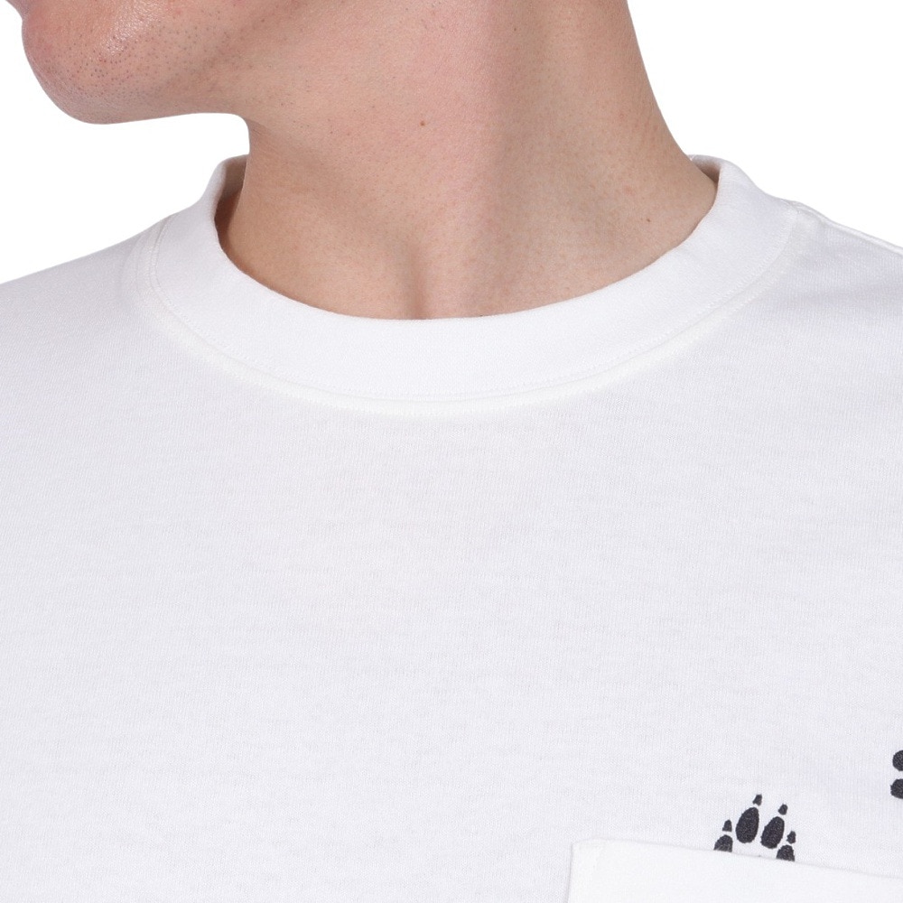 ジャックウルフスキン（JackWolfskin）（メンズ）オーガニックコットン100％ 半袖Tシャツ PAW IN POCKET SS T 2 5023434_5055