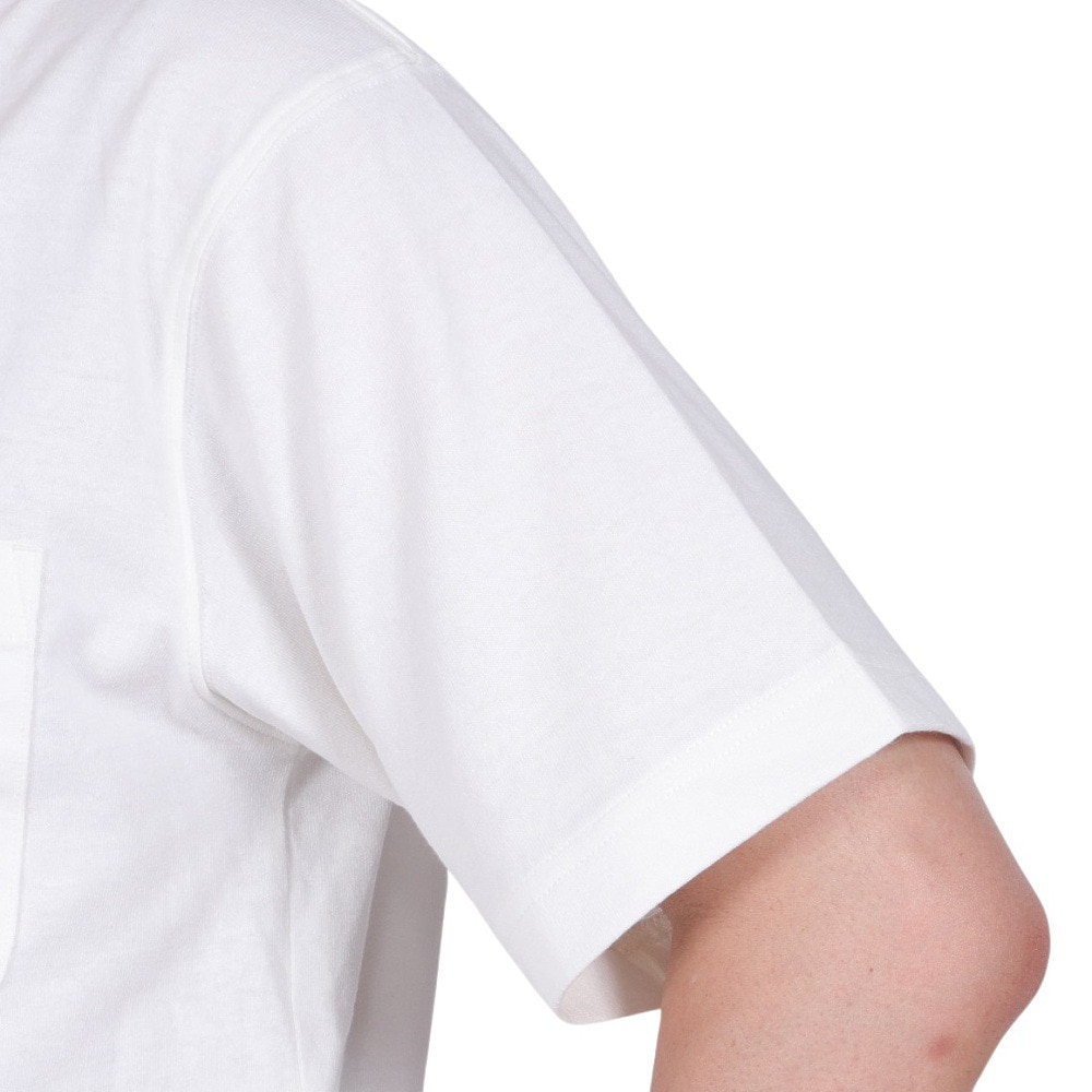 ジャックウルフスキン（JackWolfskin）（メンズ）オーガニックコットン100％ 半袖Tシャツ PAW IN POCKET SS T 2 5023434_5055