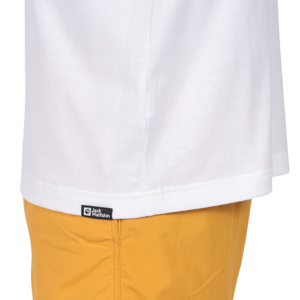 ジャックウルフスキン（JackWolfskin）（メンズ）オーガニックコットン100％ 半袖Tシャツ PAW IN POCKET SS T 2 5023434_5055