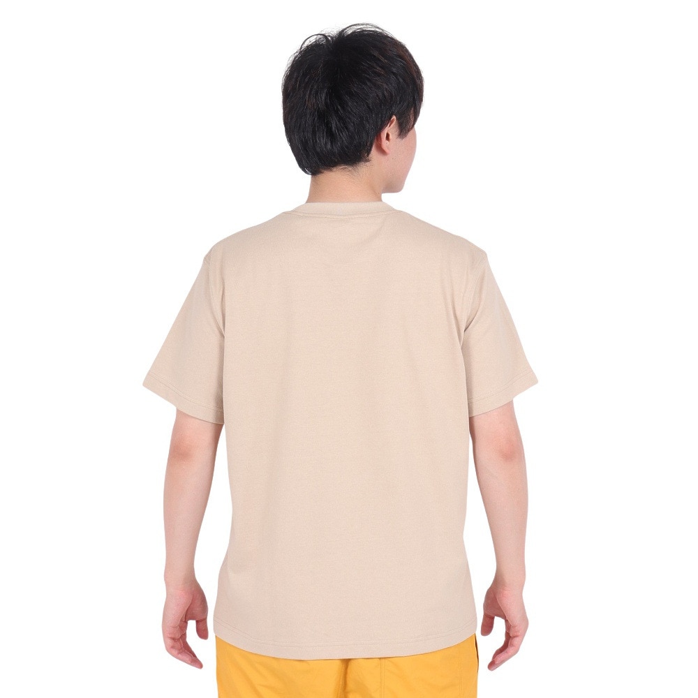 ジャックウルフスキン（JackWolfskin）（メンズ）オーガニックコットン100％ 半袖Tシャツ PAW IN POCKET SS T 2 5023434_5471