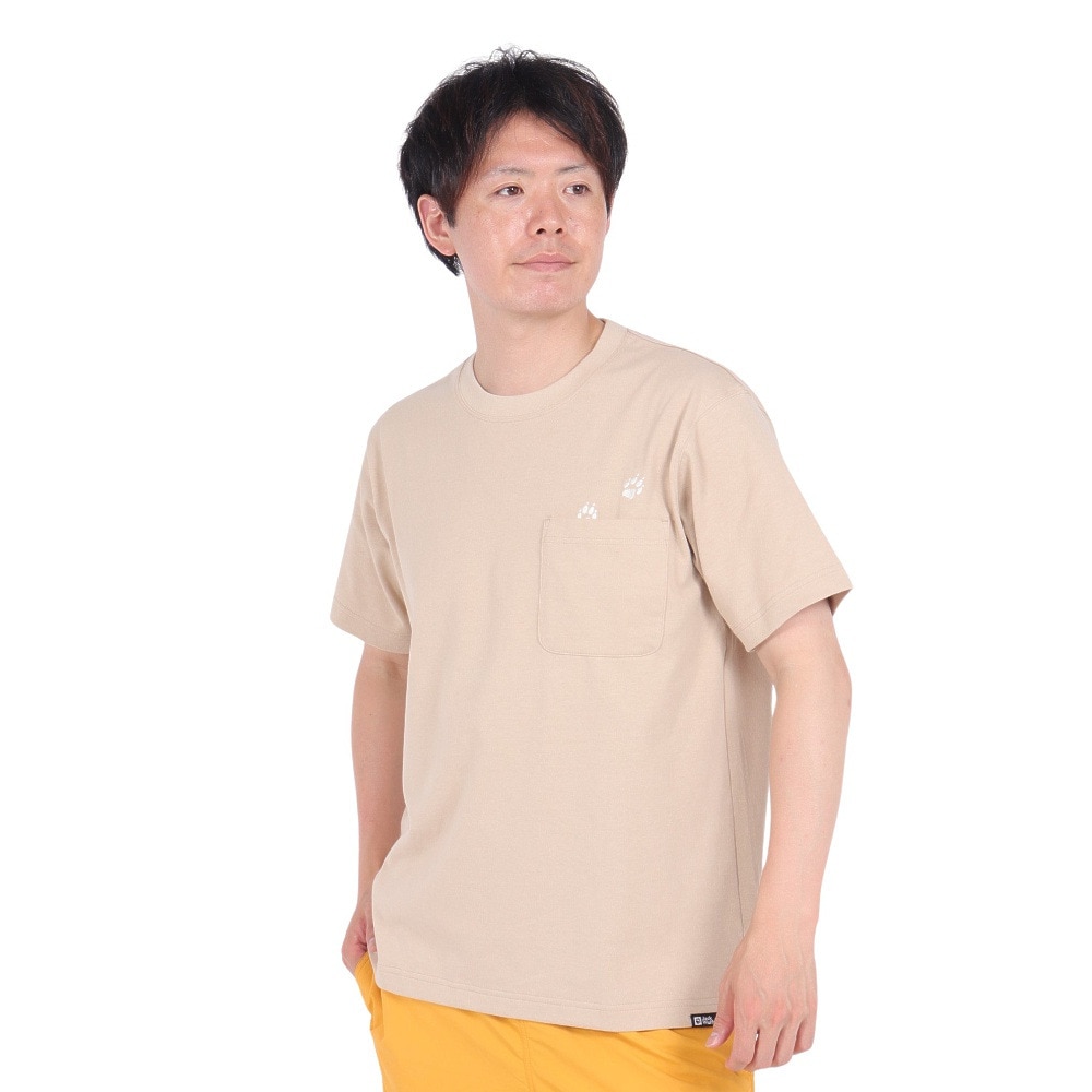 ジャックウルフスキン（JackWolfskin）（メンズ）半袖Tシャツ PAW IN POCKET SS T 2 5023434_5471