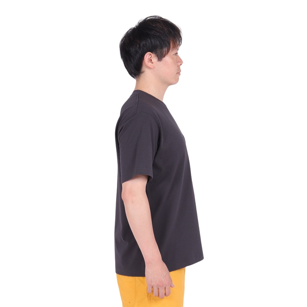 ジャックウルフスキン（JackWolfskin）（メンズ）オーガニックコットン100％ 半袖Tシャツ PAW IN POCKET SS T 2 5023434_6350