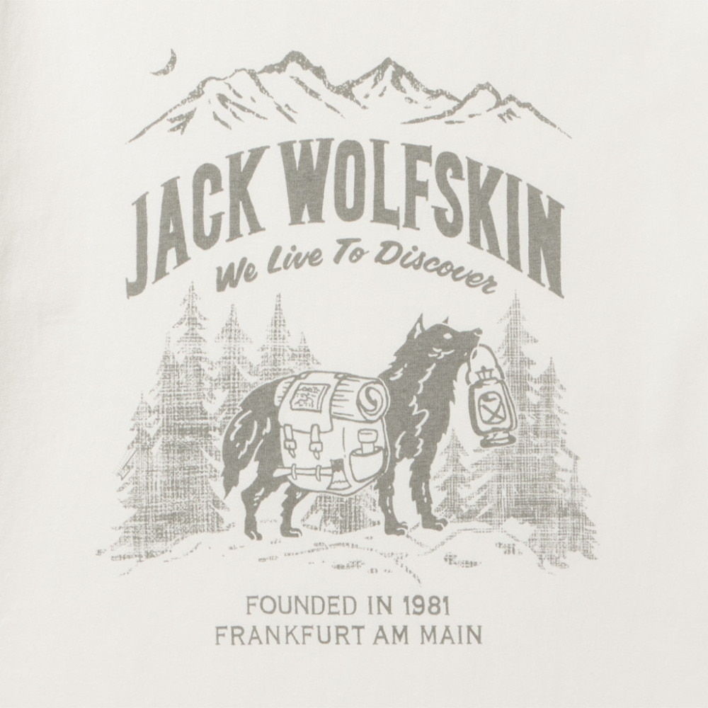 ジャックウルフスキン（JackWolfskin）（メンズ）半袖Tシャツ JP WANDER WOLF T 5033971_5055