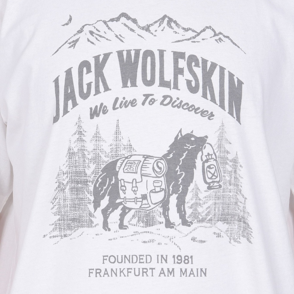 ジャックウルフスキン（JackWolfskin）（メンズ）半袖Tシャツ JP WANDER WOLF T 5033971_5055