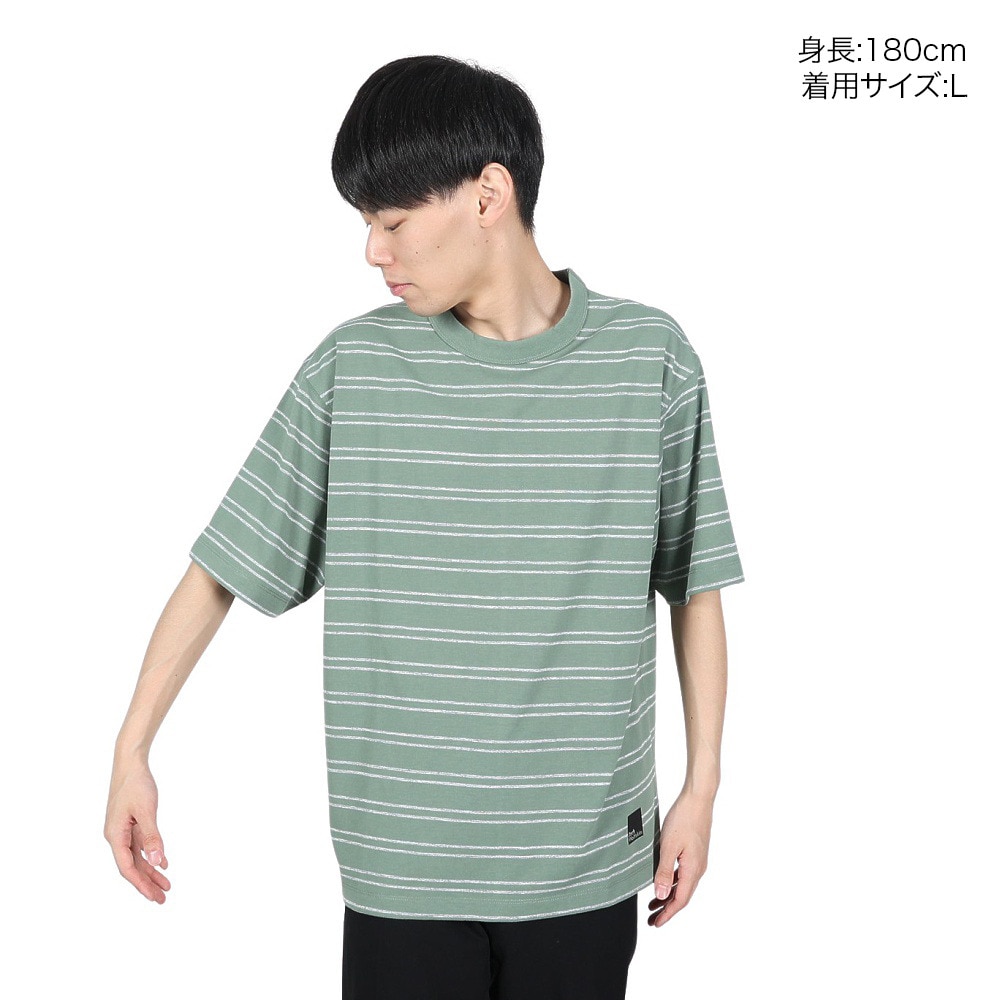 ジャックウルフスキン（JackWolfskin）（メンズ）半袖Tシャツ J UR TRUCK  STRIPE T 5034011_4311