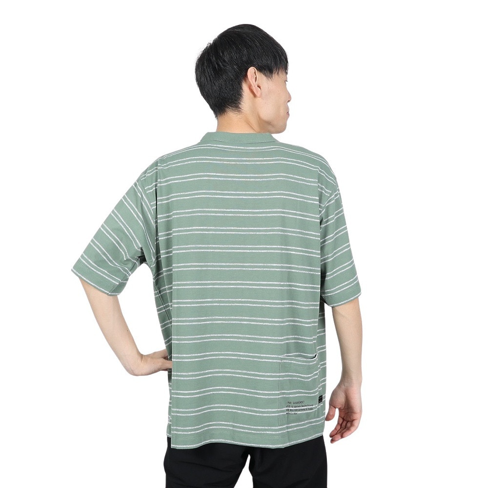 ジャックウルフスキン（JackWolfskin）（メンズ）半袖Tシャツ J UR TRUCK  STRIPE T 5034011_4311