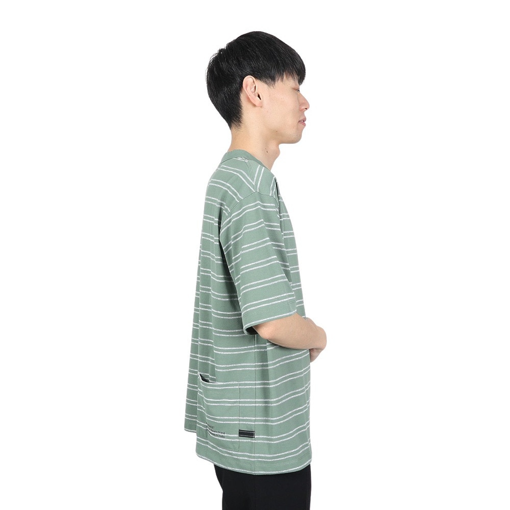 ジャックウルフスキン（JackWolfskin）（メンズ）半袖Tシャツ J UR TRUCK  STRIPE T 5034011_4311