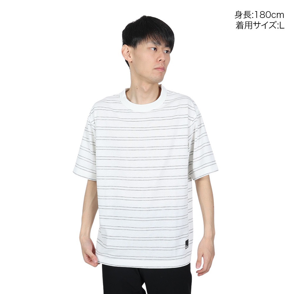 ジャックウルフスキン（JackWolfskin）（メンズ）半袖Tシャツ J UR TRUCK  STRIPE T 5034011_5055