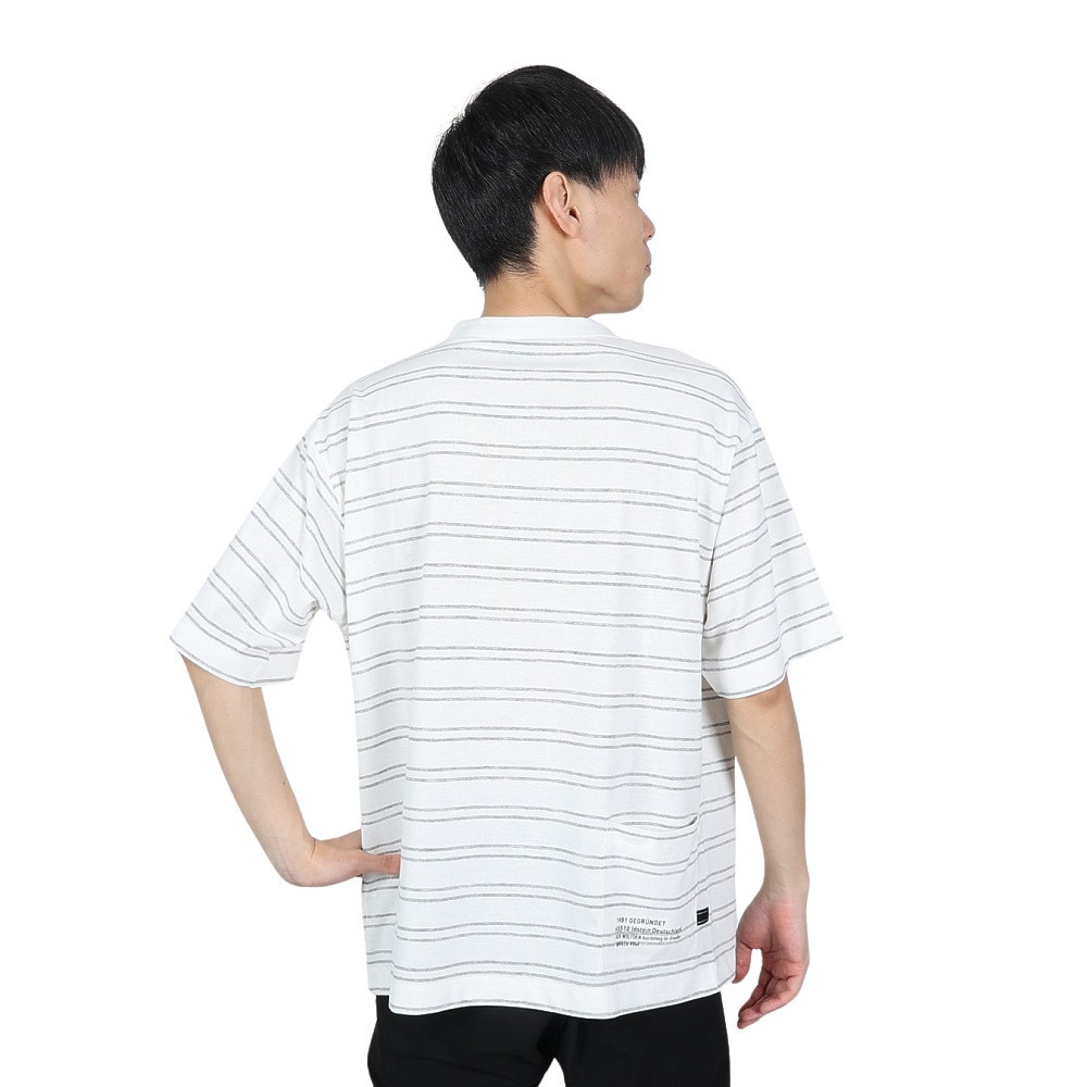 ジャックウルフスキン（JackWolfskin）（メンズ）半袖Tシャツ J UR TRUCK  STRIPE T 5034011_5055