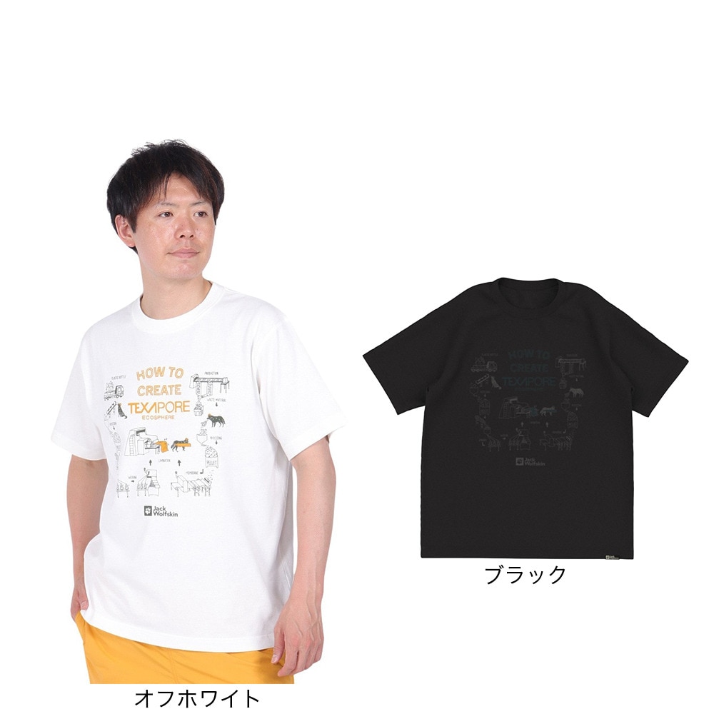ジャックウルフスキン（JackWolfskin）（メンズ）半袖Tシャツ J TP INNOVATION SS T 5034031_6350
