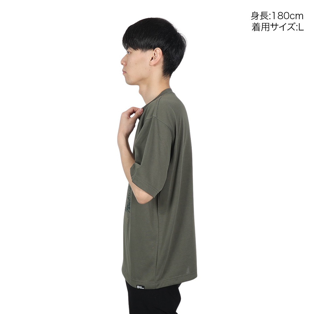 ジャックウルフスキン（JackWolfskin）（メンズ）半袖Tシャツ JP YUKON POSTER SS T 5034251_4550