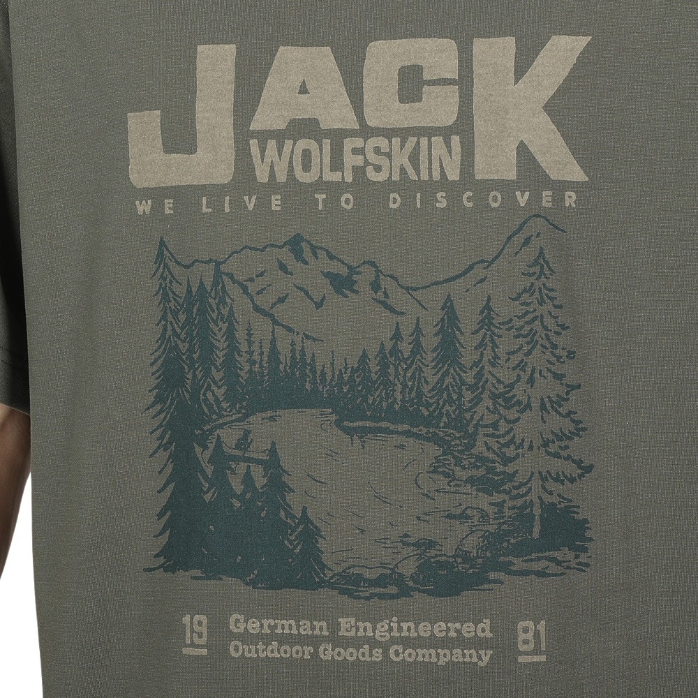 ジャックウルフスキン（JackWolfskin）（メンズ）半袖Tシャツ JP YUKON POSTER SS T 5034251_4550
