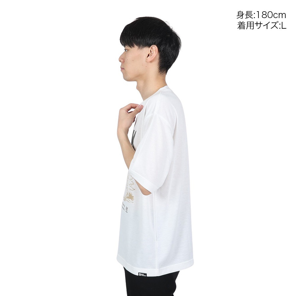 ジャックウルフスキン（JackWolfskin）（メンズ）半袖Tシャツ JP YUKON POSTER SS T 5034251_5055