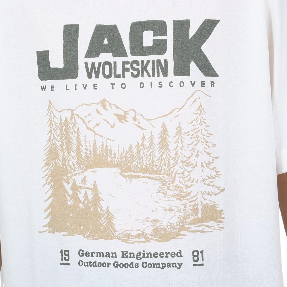 ジャックウルフスキン（JackWolfskin）（メンズ）半袖Tシャツ JP YUKON POSTER SS T 5034251_5055