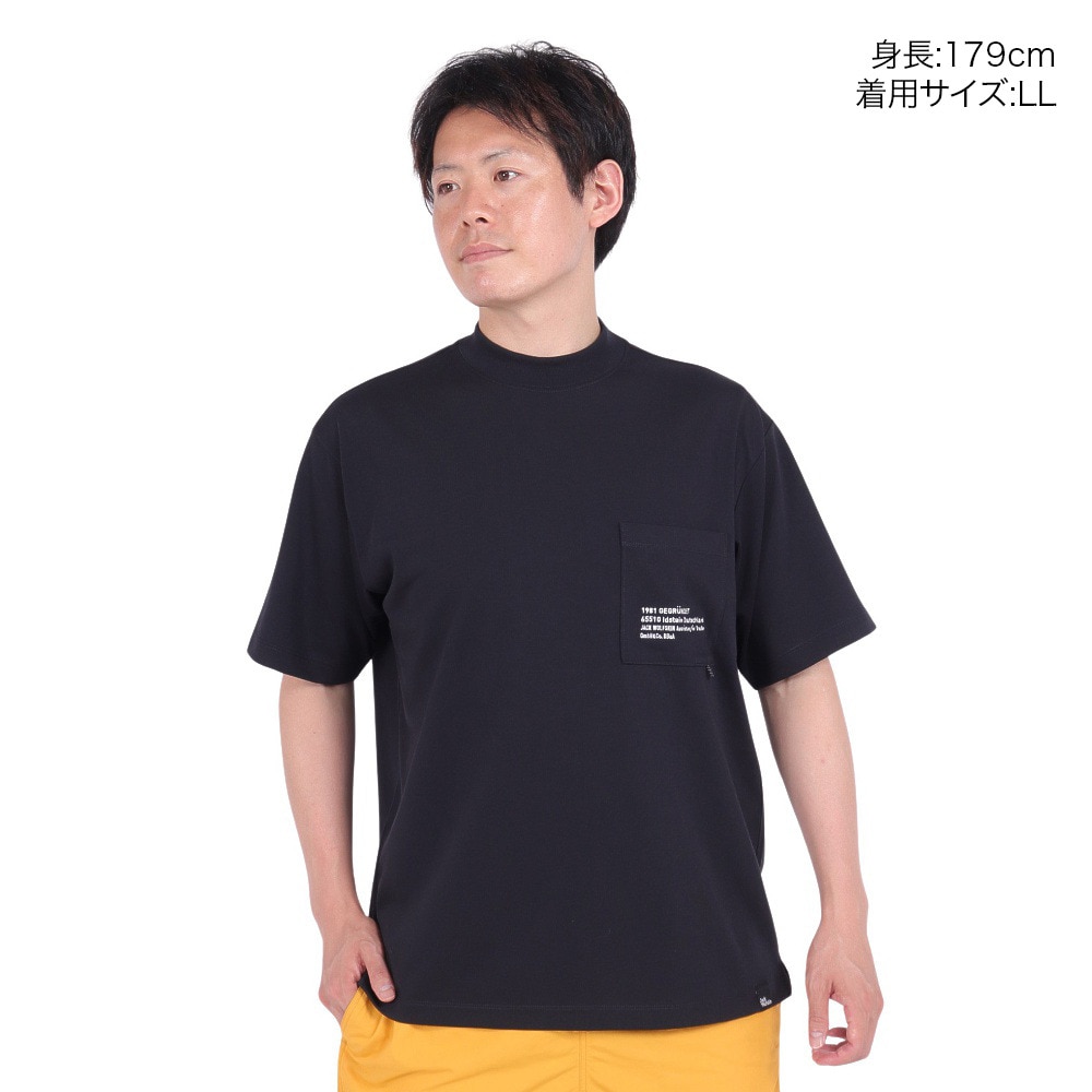 ジャックウルフスキン（JackWolfskin）（メンズ）半袖Tシャツ J UR ENGINEER MOCK T 5034471_6502