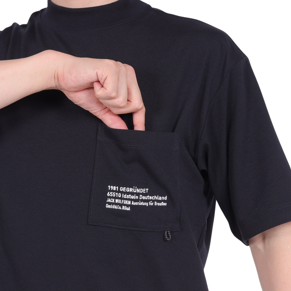 ジャックウルフスキン（JackWolfskin）（メンズ）半袖Tシャツ J UR ENGINEER MOCK T 5034471_6502