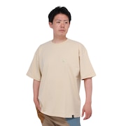 (メンズ、レディース)USA/C スクエアLOGOバックプリントゆったりTシャツ 321913A NTL