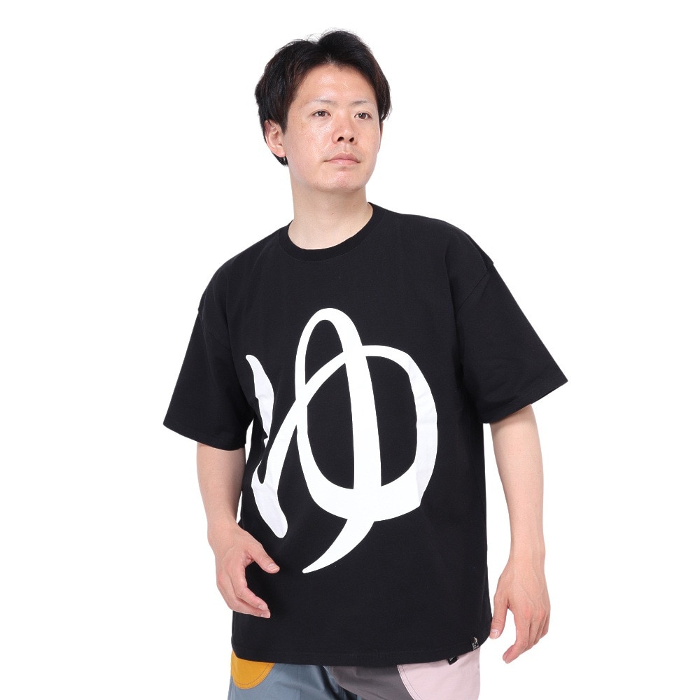 ゴースローキャラバン（GOSLOWCARAVAN）（メンズ）USA/C スーパー銭湯ゆったり 半袖Tシャツ 321914 BLK