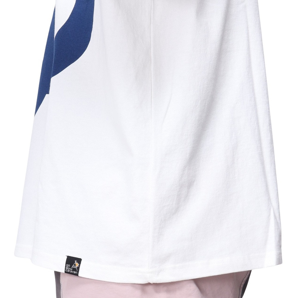 ゴースローキャラバン（GOSLOWCARAVAN）（メンズ）USA/C スーパー銭湯ゆったり 半袖Tシャツ 321914 WHT