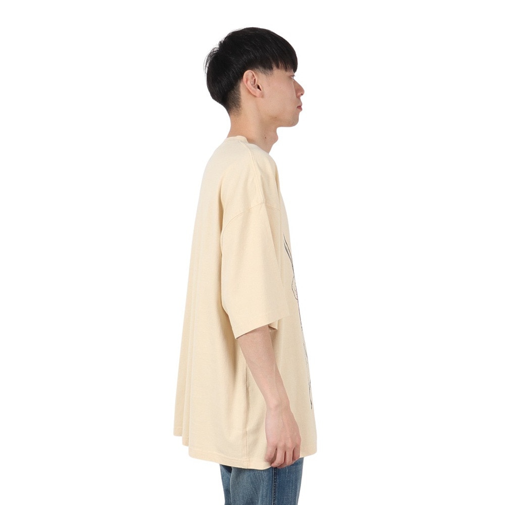ゴースローキャラバン（GOSLOWCARAVAN）（メンズ）USA/C カレーライスクマ ビッグTシャツ 321917 NTL