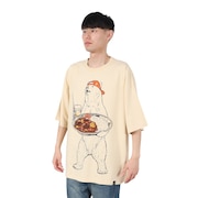 (メンズ)USA/C カレーライスクマ ビッグTシャツ 321917 NTL
