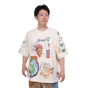 (メンズ、レディース)インレイ 落書きMIXラグランTシャツ 322603 NTL