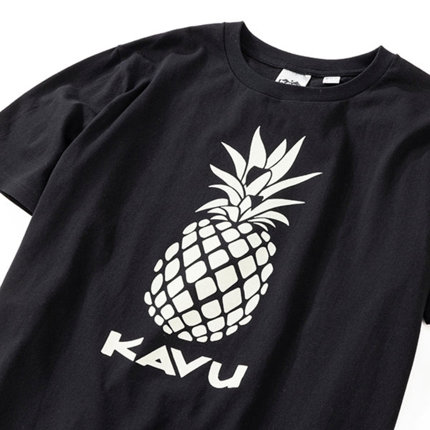 カブー（KAVU）（メンズ）パイナップル Tシャツ 19821825 ブラック