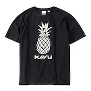 (メンズ)パイナップル Tシャツ 19821825 ブラック