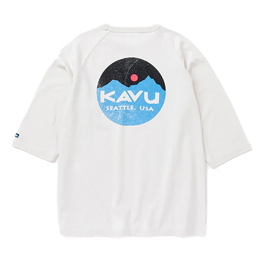カブー（KAVU）（メンズ）マウンテンロゴベースボールTシャツ 19822211