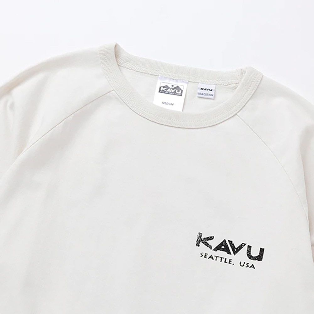 カブー（KAVU）（メンズ）マウンテンロゴベースボールTシャツ 19822211