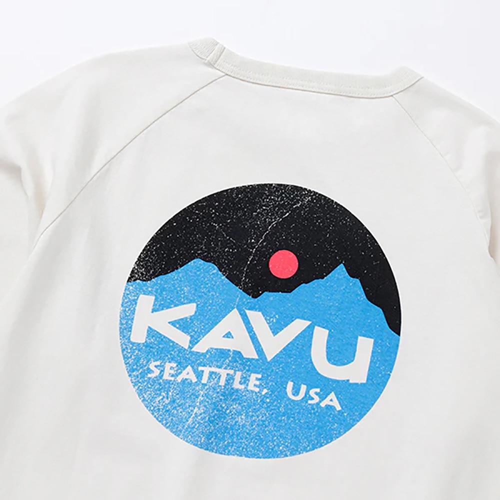 カブー（KAVU）（メンズ）マウンテンロゴベースボールTシャツ 19822211